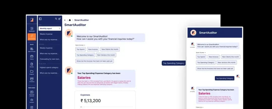 SmartAuditor dashboard