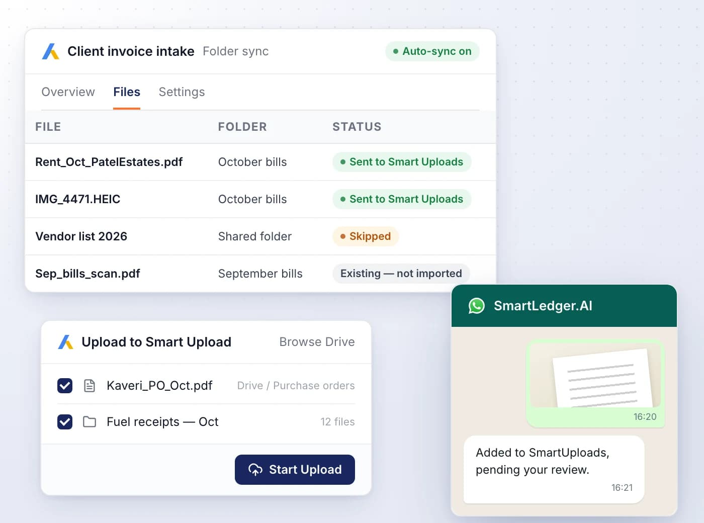 Let documents arrive on their own